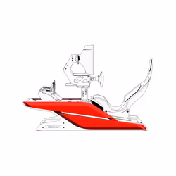 Res-Tech Cover laterali per simulatore X1-GT - Rosso opaco, Rosso, Acrilonitrile butadiene stirene (ABS), X1, GT cockpits, 4 ...