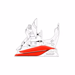 Res-Tech Cover laterali per simulatore X1-GT - Rosso opaco