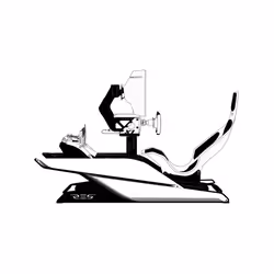 Res-Tech Cover laterali per simulatore X1-GT - Bianco lucido, Bianco, Acrilonitrile butadiene stirene (ABS), X1, GT cockpits, ...