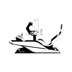 Res-Tech Cover laterali per simulatore X1-GT - Bianco lucido