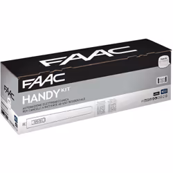 HANDY KIT FAAC Kit - Attuatori elettromeccanici 24V SAFE per automazione domestica per cancelli a battente max. per anta da 2 ...