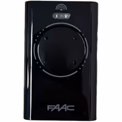 Trasmittente radiocomando per cancelli 4 canali (quadricanale) 868MHz NERO Rolling Code FAAC SLH LR Mod. 7870101. Trasmittent ...