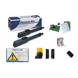 Kit Genius faac Automazione Cancello a Battente mistral 300 monson 51700781 230V