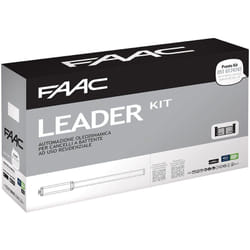 Faac - kit leader Automazione Battente 1,8M 230V 433 MHz safe e green
