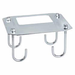 Piastra di fondo Faac 490183 Per installazione corpo barriera B614 Materiale: Metallo Numero tiranti: 4