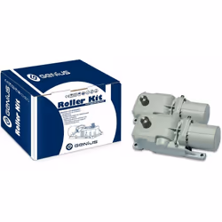 Kit adatto a motorizzare un cancello a due ante battenti di larghezza max. 3,5 m e 500 kg di peso per anta, completo di acces ...