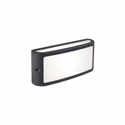 Applique in alluminio pressofuso. Finitura goffrata. Diffusore in resina satinata. Illuminazione con 14 LED SMD 2835. Luce di ...