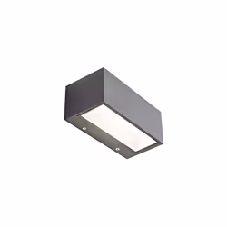 Applique in alluminio pressofuso. Finitura goffrata. Diffusori in vetro trasparente. Illuminazione con 24 LED SMD. Consumo: 1 ...