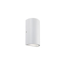 Applique 6W+6W Led 4000K linea trump bianco