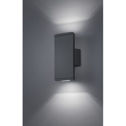 Iperbriko - Applique Biemissione Da Esterno Colorado Led IP54 Antracite Trio Lighting