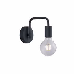 L'applique DIALLO di Trio Lighting è composta da una struttura in metallo interamente di colore nero opaco, interruttore ON/O ...