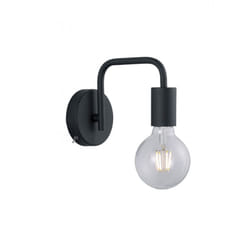 Iperbriko - Applique Braccio Metallo Portalampada E27 Diallo Nero Trio Lighting