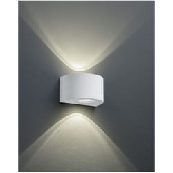 Iperbriko - Applique Doppio Fascio Led Rosario Bianco H15 cm IP44 Trio Lighting