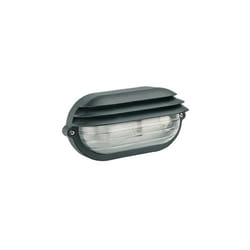 Applique Grande E27 linea palpebra ovale nero