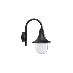 Applique in termoplastico. Diffusore in termoplastico trasparente. Altezza max lampada: 150mm. Alimentazione 230 V ~ 50 Hz. C ...