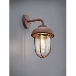 L'applique da parete DUERO di Trio Lighting è composta da una struttura a forma di lanterna in alluminio pressofuso di colore ...