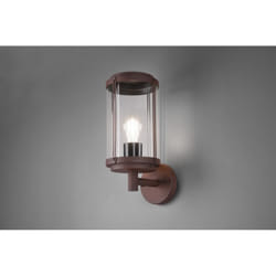 Iperbriko - Applique Lanterna IP44 Tanaro Ruggine H32 cm Trio Lighting