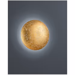 Applique Led Decorativa Chiros Foglia Oro Ø22 cm Trio Lighting Questa applique decorativa è dotata di tecnologia Led e presen ...