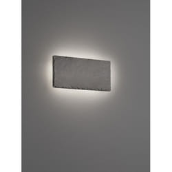 Applique Led Dimmerabile Rettangolare Retroilluminazione Raven Ardesia Nero L25 cm Trio Lighting