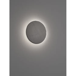 Iperbriko - Applique Led Dimmerabile Rotonda Retroilluminazione Raven Ardesia Nero Ø20 cm Trio Lighting