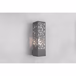 L'applique COOPER di Trio Lighting è composta da una struttura rettangolare in acciaio inossidabile colore antracite. È possi ...