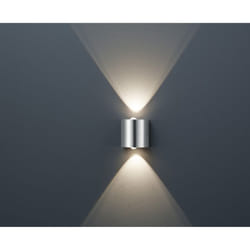 Iperbriko - Applique Wales Doppia Luce Led Nichel Trio Lighting