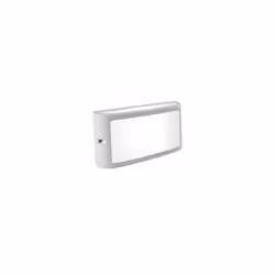 Applique in alluminio pressofuso con diffusore opalino - 10W, 950 lumen, luce calda Applique in alluminio pressofuso con un e ...
