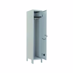 Armadio Spogliatoio 1 Posto 36 x 35 x 179h SPECIFICHE: Armadio in lamiera verniciata, ripiano in plastica Chiusura con serrat ...