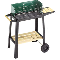 Iperbriko - Barbecue '50-25 Green/W' Cm. 50X25 - h. Cm. 77