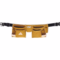 Quattro tasche, scomparti porta martelli, scomparti porta attrezzi. Cintura in nylon.