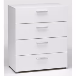 Cassettiera comò 4 cassetti bianca Dimensioni: cm 70 x 40 x 82 h Compatta e funzionale Colore bianco Fornita in kit Con guide ...