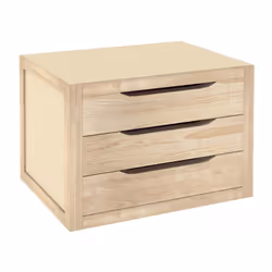 Cassettiera multiuso lavoretti bricolage Dettagli prodotto: cm 39 x 30 x 29.5 h fornita montata tre cassetti
