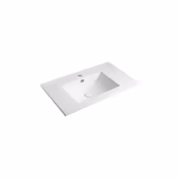 Consolle in ceramica con troppo pieno. Piletta non inclusa. Colore bianco. La consolle in ceramica mod. LC22 è la soluzione p ...