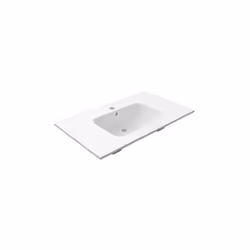 Consolle in ceramica con troppo pieno. Piletta non inclusa. Colore bianco.(DianFlex) La consolle in ceramica mod. LC25 è cara ...
