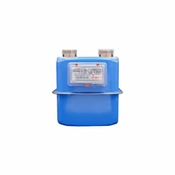 Contatore Gas volumetrico a parete deformabile. Cassa in alluminio pressofuso. Attacco da 1"1/4 - Interasse 110 mm. P.ta 6 m3 ...