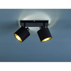 Iperbriko - Faretto Tommy 2xE14 Spot Nero L28 cm Trio Lighting