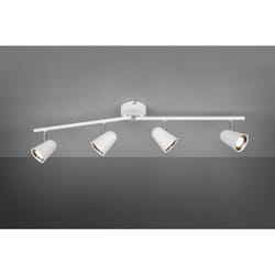 Iperbriko - Faretto Toulouse Bianco 4 Spot Led L78 cm Trio Lighting