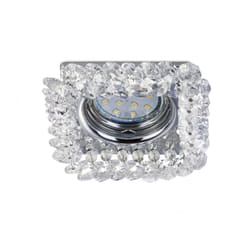 Iperbriko - Faretto da Incasso Dolomite 1xGU10 Cromo Con Kristallglas 10x10 cm Trio Lighting