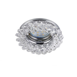 Iperbriko - Faretto da Incasso Dolomite 1xGU10 Cromo Con Kristallglas Ø9 cm Trio Lighting