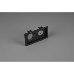 Faretto da Incasso Rettangolare Kenai 2xGU10 Nero L17 cm Trio Lighting