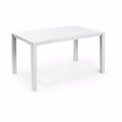 Keter Tavolo da giardino per esterno in resina plastica Bianco rettangolare 147x90 cm KETER JULIE TABLE BIANCO La forma sempl ...
