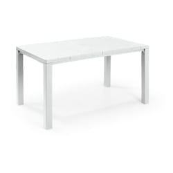 Keter Tavolo da giardino per esterno in resina plastica Bianco rettangolare 147x90 cm