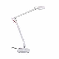 La lampada da scrivania AMSTERDAM di Trio Lighting é realizzata interamente in metallo di colore bianco. Il braccio snodabile ...