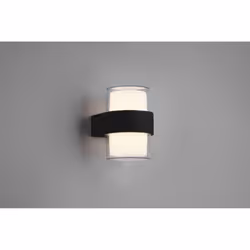 L'applique MOLINA di Trio Lighting è composta da un corpo tondeggiante cilindrico in alluminio pressofuso antracite e diffuso ...