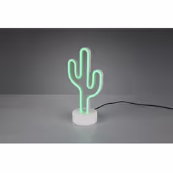 La lampada da tavolo CACTUS di Trio Lighting ha una struttura realizzata interamente in plastica bianca e diffusore a forma d ...