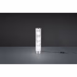 La lampada da tavolo RICO di Trio Lighting è realizzata da una struttura cilindrica in metallo finitura cromo e diffusore con ...