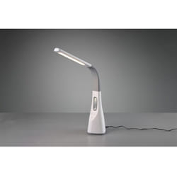 Iperbriko - Lampada Da Tavolo Flessibile Vento Con Ventilatore Bianco Led Touch Dimmer Trio Lighting