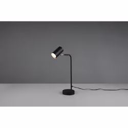 La lampada da tavolo MARLEY di Trio Lighting è composta da una struttura in metallo finitura nero opaco con fusto sottile e c ...