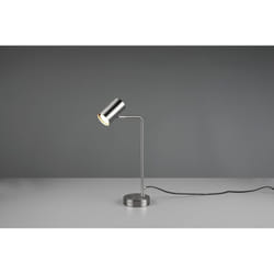 Iperbriko - Lampada Da Tavolo Marley Nichel Spot Cilindro H45 Trio Lighting