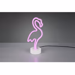 La lampada da tavolo FLAMINGO di Trio Lighting è composta da una struttura interamente in plastica bianca con base rotonda e ...